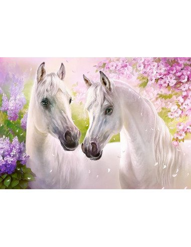 Cai Romantici, Puzzle Castorland, 1000 Piese,Uniq104147