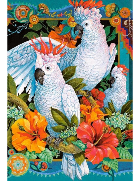 Trio De Papagali, Puzzle Castorland, 1500 Piese,Uniq151714