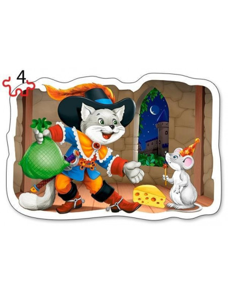 Povesti Clasice, Puzzle Castorland 4 In 1 - 3, 4, 6, 9