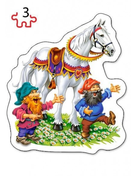 Alba Ca Zapada, Puzzle Castorland 4 In 1 - 3, 4, 6, 9