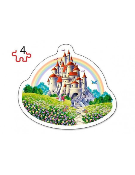 Alba Ca Zapada, Puzzle Castorland 4 In 1 - 3, 4, 6, 9