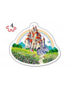 Alba Ca Zapada, Puzzle Castorland 4 In 1 - 3, 4, 6, 9