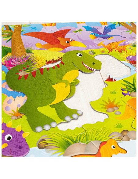 Puzzle Podea: Dinozauri (30 piese),A0866B