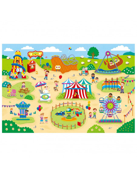 Puzzle Podea: Parcul de distractii (30 piese),1005095