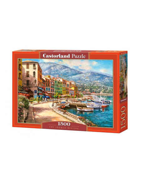 Riviera Franceza, Puzzle Castorland, 1500 Piese,Uniq151745