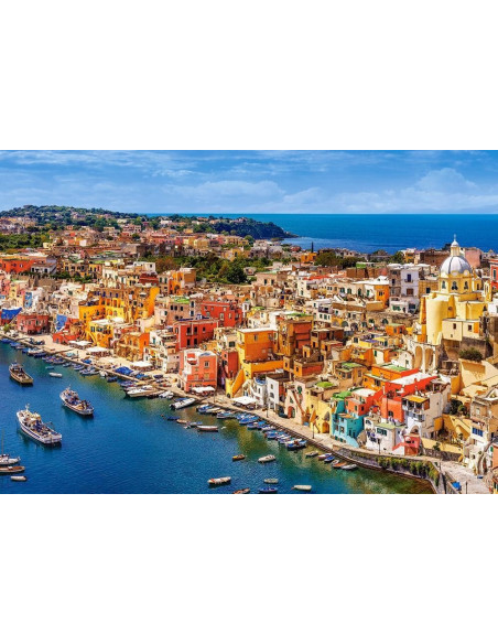 Marina Corricella, Italia, Puzzle Castorland, 1500
