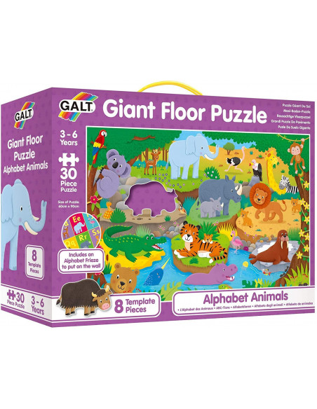 Puzzle Podea: Alfabetul animalutelor (30 piese),1005368