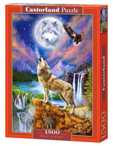 Noaptea Lupului, Puzzle Castorland, 1500 Piese,Uniq151806
