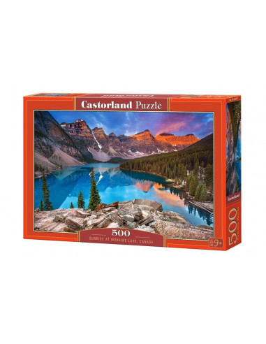 Rasarit Pe Lacul Moraine, Canada, Puzzle Castorland, 500