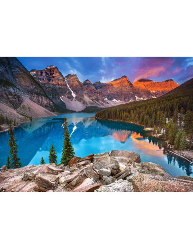 Rasarit Pe Lacul Moraine, Canada, Puzzle Castorland, 500