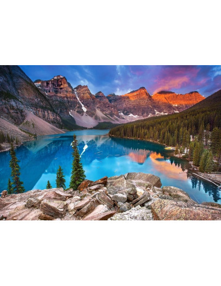 Rasarit Pe Lacul Moraine, Canada, Puzzle Castorland, 500