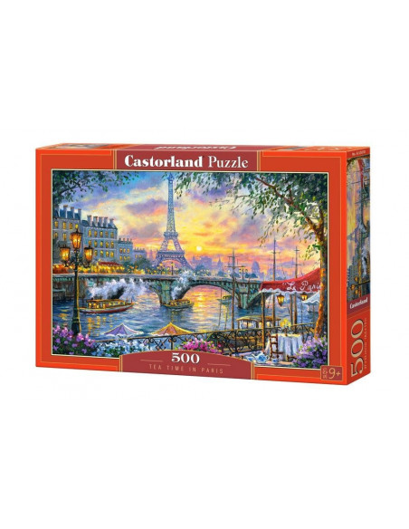 Vremea Ceaiului In Paris, Puzzle Castorland, 500 Piese,Uniq53018