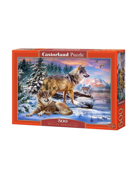 Lupi, Puzzle Castorland, 500 Piese,Uniq53049
