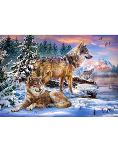 Lupi, Puzzle Castorland, 500 Piese,Uniq53049