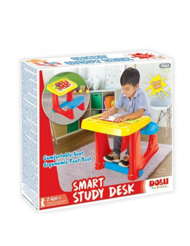 Masuta de studiu cu scaun - Colorata,ROB-7063