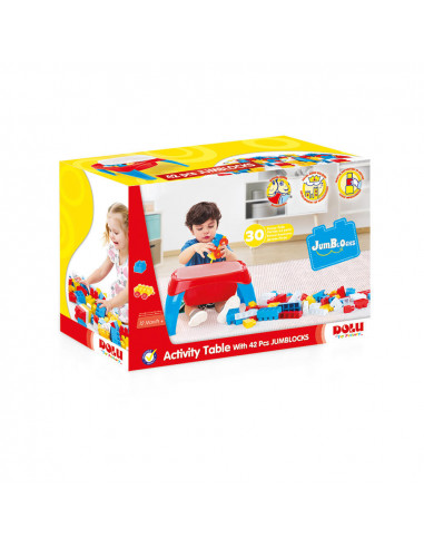 Masuta de activitati cu 30 cuburi de construit,D5298