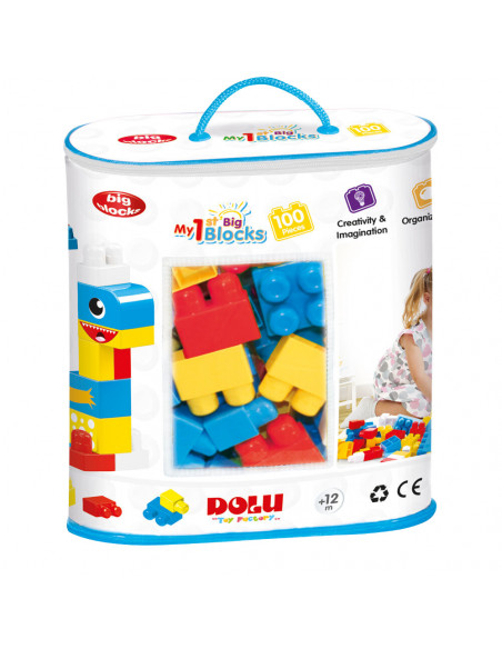 Primele cuburi de construit - 100 piese,D5020