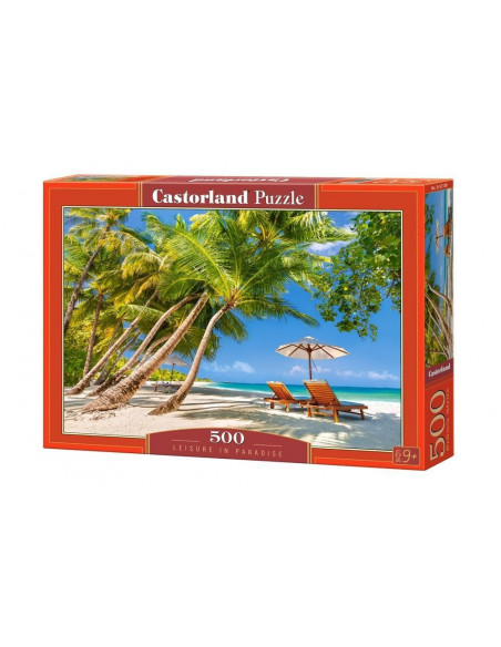 Plaja Paradis, Puzzle Castorland, 500 Piese,Uniq53100