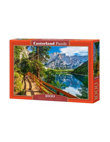 Lacul Braies, Italia, Puzzle Castorland, 1000 Piese,Uniq104109