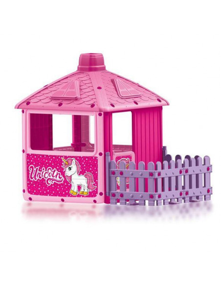 Casuta cu gard pentru copii - Unicorn,ROB-2511