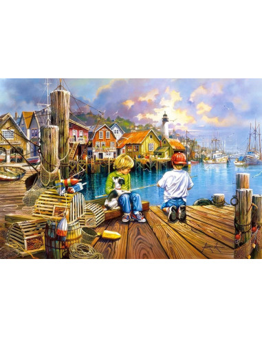 La Docuri, Puzzle Castorland, 1000 Piese,Uniq104192