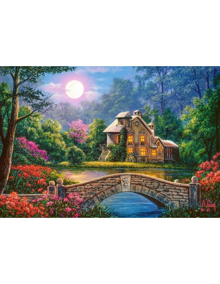 Gradina In Bataia Lunii, Puzzle Castorland, 1000