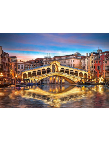 Rialto Noaptea, Puzzle Castorland, 1000 Piese,Uniq104215