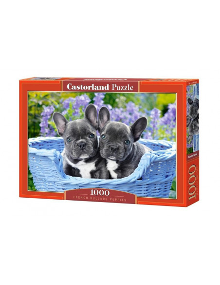 Pui De Buldogi Francezi, Puzzle Castorland, 1000