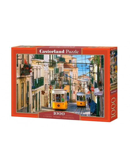 Tramvaiele Din Lisabona, Portugalia, Puzzle Castorland, 1000
