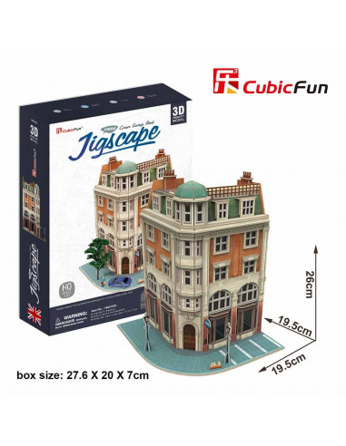 Puzzle Cubic Fun 3D Colectia Jigscape Banca 3D, 94 De
