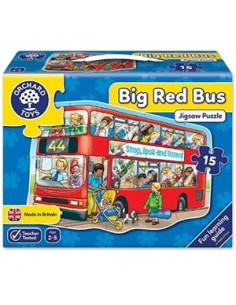 Puzzle de podea Autobuzul (15 piese) BIG BUS,OR249