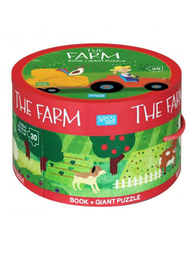 Puzzle (30 piese) cu carte - Ferma,978-88-303-0148-1