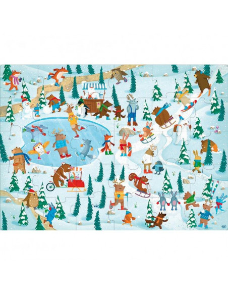 Puzzle (30 piese) cu carte - La sanius,978-88-303-0154-2
