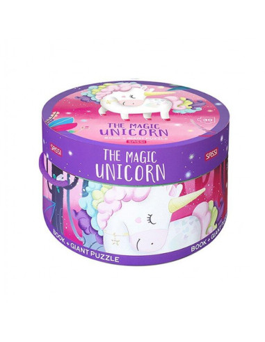 Puzzle (30 piese) cu carte - Unicorn,978-88-303-0171-9