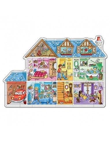 Puzzle de podea Casa (25 piese) DOLLS HOUSE JIGSAW,OR245 Puzzle de podea Casa (25 piese) DOLLS HOUSE JIGSAW,OR245