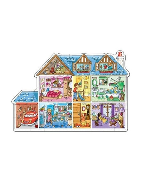 Puzzle de podea Casa (25 piese) DOLLS HOUSE JIGSAW,OR245 Puzzle de podea Casa (25 piese) DOLLS HOUSE JIGSAW,OR245