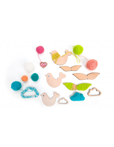 Set creativ - Carusel cu pasari,CCPPL050