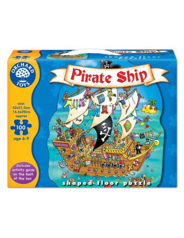 Puzzle Orchard Toys De Podea Corabia Piratilor Pirate Ship, 100