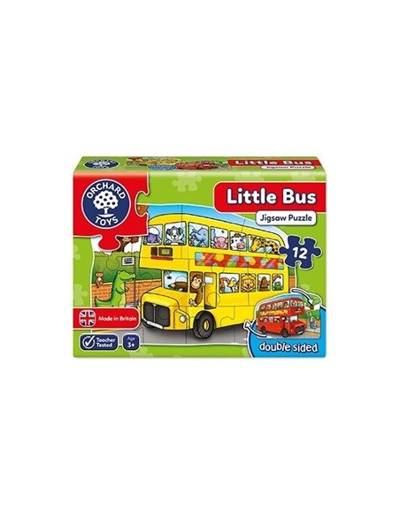 Puzzle fata verso Autobuz (12 piese) LITTLE BUS,OR301 Puzzle fata verso Autobuz (12 piese) LITTLE BUS,OR301