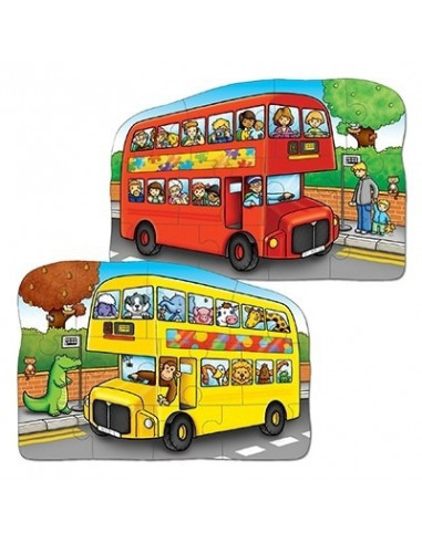 Puzzle fata verso Autobuz (12 piese) LITTLE BUS,OR301 Puzzle fata verso Autobuz (12 piese) LITTLE BUS,OR301