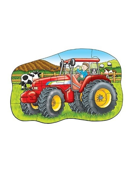 Puzzle fata verso Tractor (12 piese) LITTLE TRACTOR,OR300