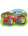 Puzzle fata verso Tractor (12 piese) LITTLE TRACTOR,OR300