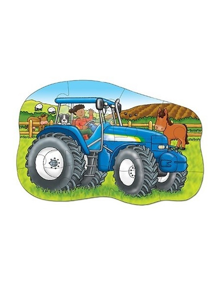Puzzle fata verso Tractor (12 piese) LITTLE TRACTOR,OR300