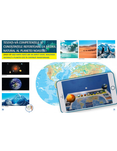 Atlas geografic scolar. Cunoasterea Terrei prin realitatea