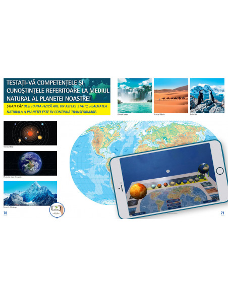 Atlas geografic scolar. Cunoasterea Terrei prin realitatea
