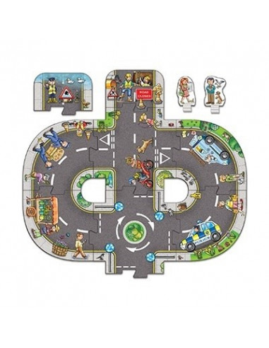 Puzzle Orchard Toys Gigant De Podea Intersectii Giant Road