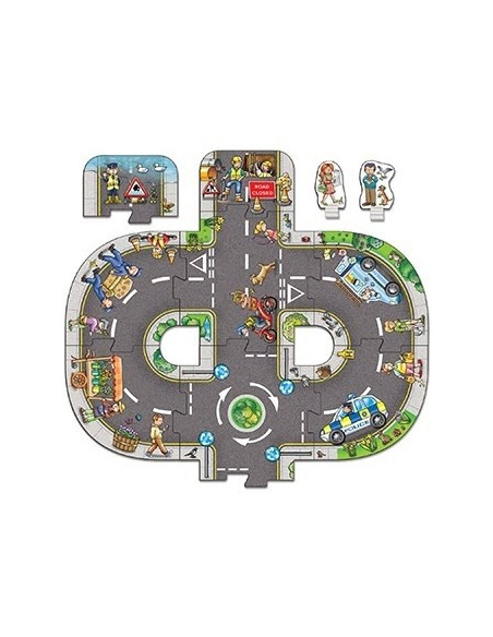 Puzzle Orchard Toys Gigant De Podea Intersectii Giant Road