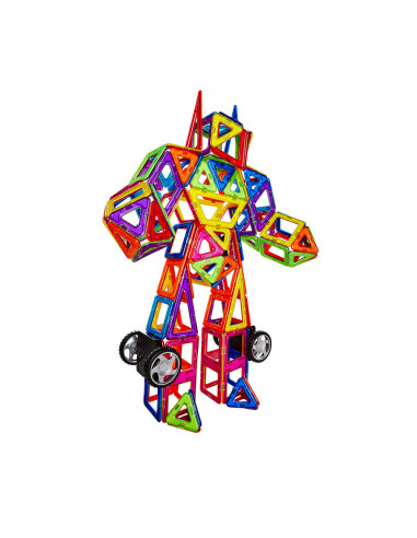 Joc de constructie magnetic - 268 piese,MPT-268