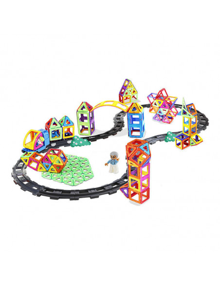 Joc de constructie magnetic - 99 piese,MPK-99