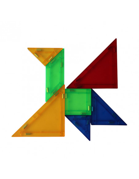 Joc de constructie magnetic - Tangram (7 piese),MPQ-7